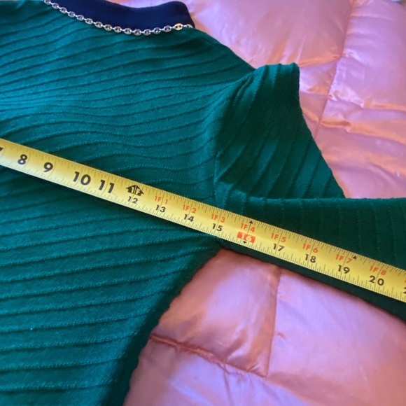 St John Collection Jacket sz
2 Green/Black Marie Grey Santana Knit Blazer - Picture 9 of 10